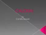 CALCIUM - slide 1