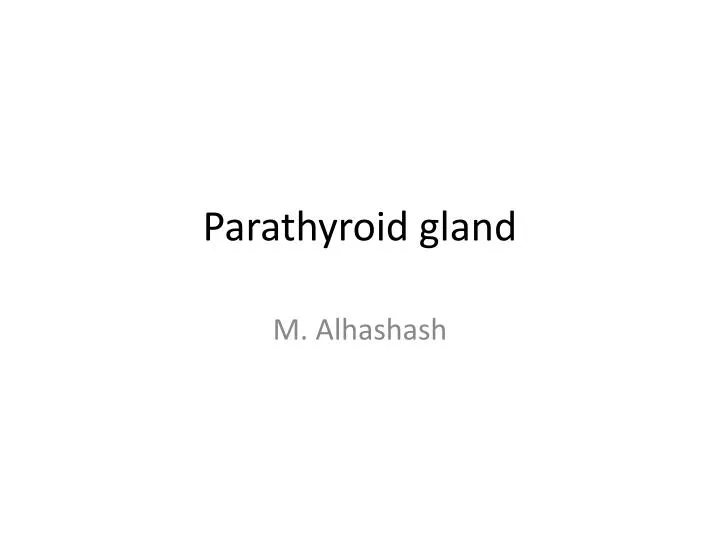 parathyroid gland