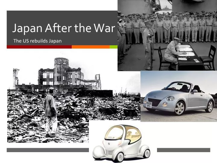 japan after the war