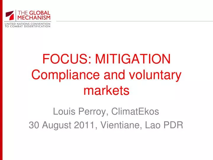 focus mitigation compliance and voluntary markets