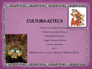 cultura azteca