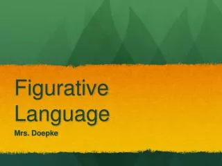 figurative language