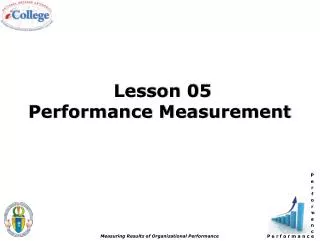 Lesson 05 Performance Measurement