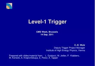 Level-1 Trigger