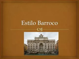 estilo barroco