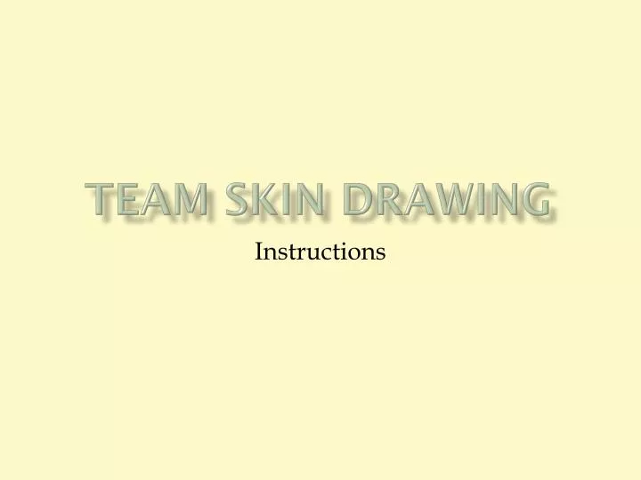team skin drawing