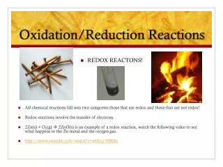 Oxidation/Reduction Reactions