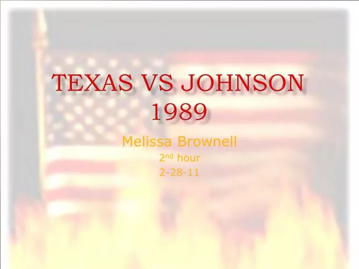 texas vs johnson 1989