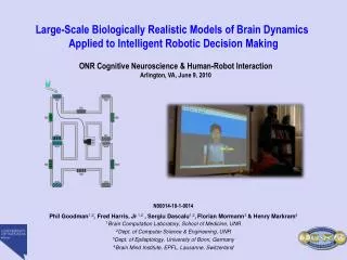 ONR Cognitive Neuroscience &amp; Human-Robot Interaction Arlington, VA, June 9, 2010