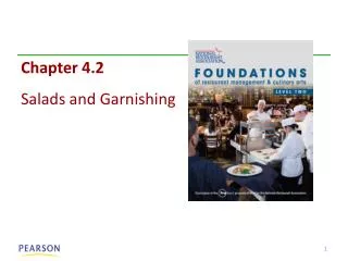 Chapter 4.2 Salads and Garnishing