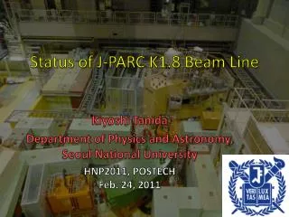 Status of J-PARC K1.8 Beam Line