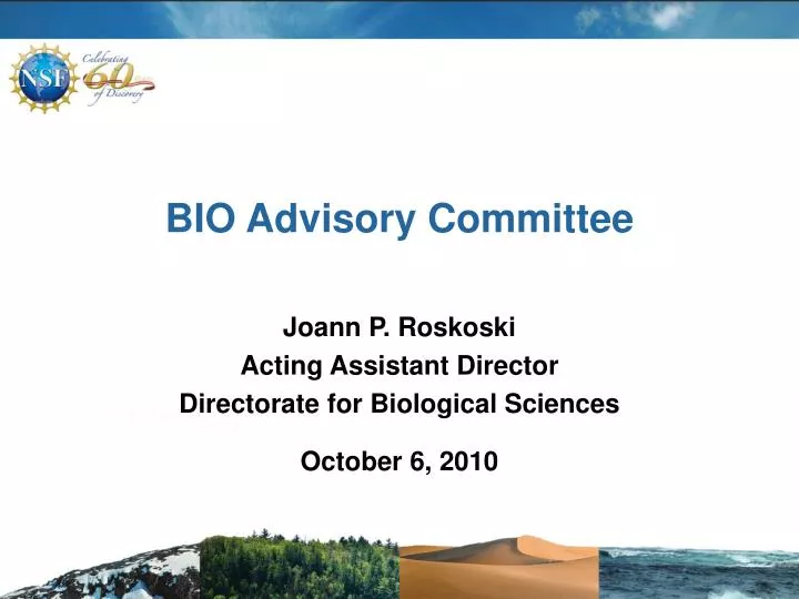bio advisory committee