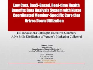 HR Innovations Catalogue Executive Summary