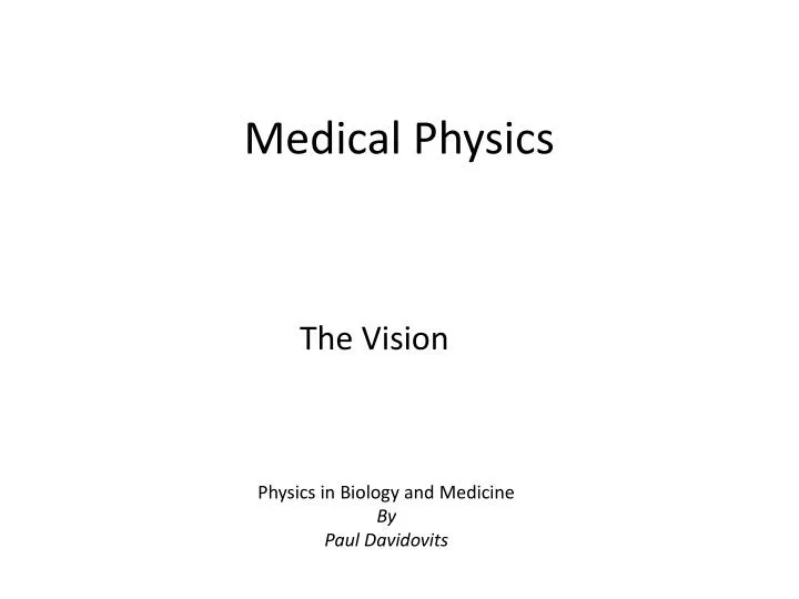 medical physics