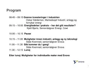 program