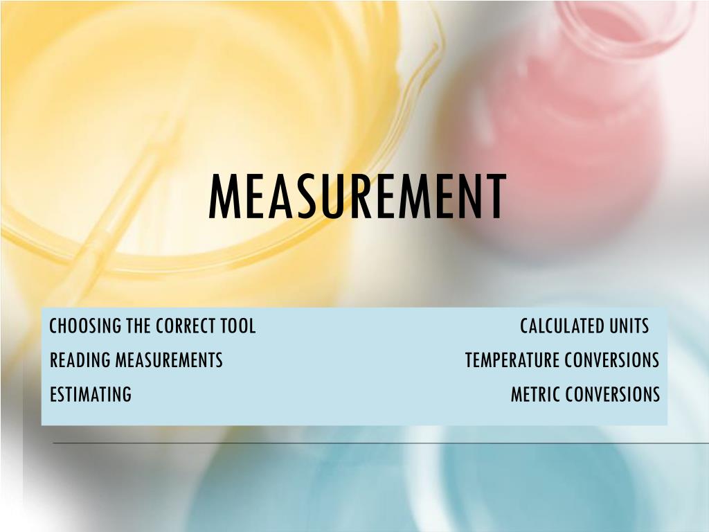 PPT - MEASUREMENT PowerPoint Presentation, free download - ID:2109566