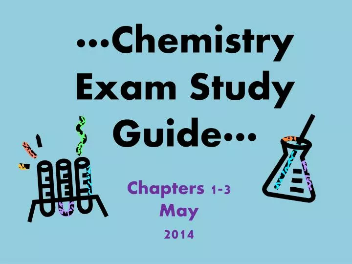 chemistry exam study guide