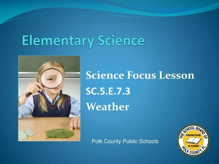 elementary science