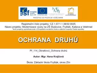 ochrana druh