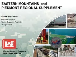 EASTERN MOUNTAINS and PIEDMONT REGIONAL SUPPLEMENT