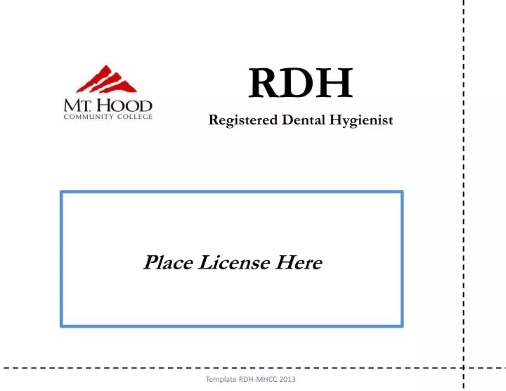 rdh registered dental hygienist