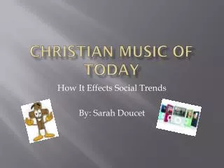 Christian Music Of Today