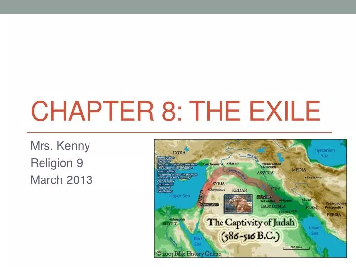 chapter 8 the exile