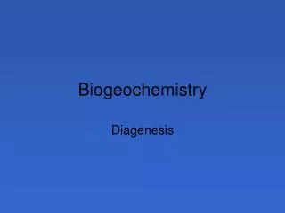 biogeochemistry