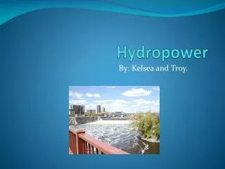 H ydropower
