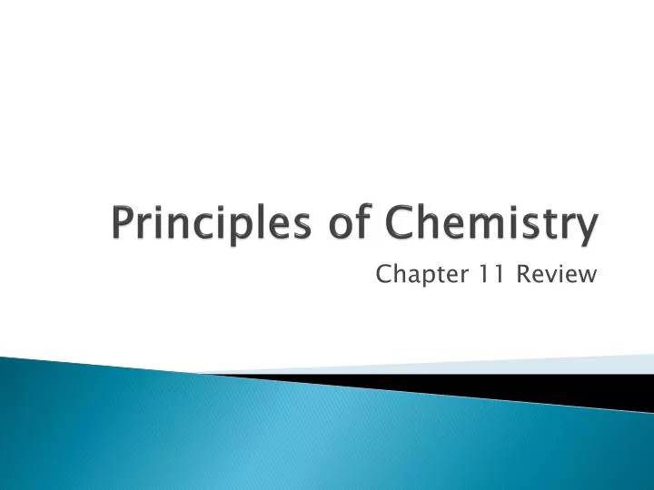 principles of chemistry