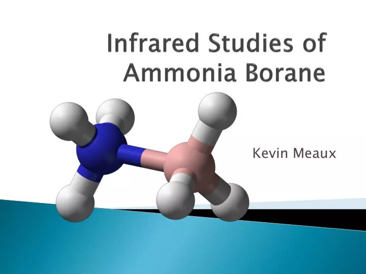 infrared studies of ammonia borane