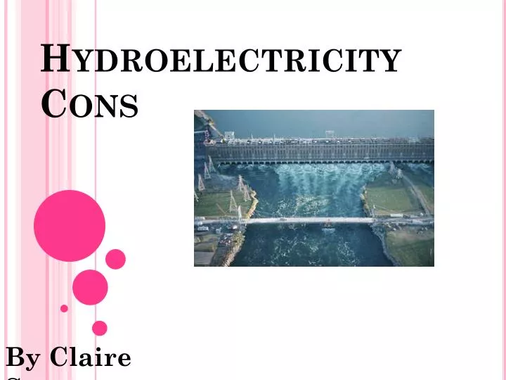 hydroelectricity cons