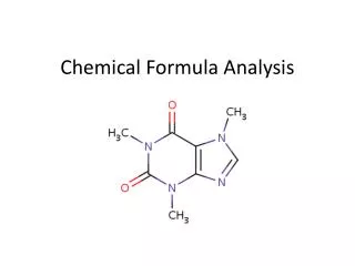 Chemical Formula Analysis