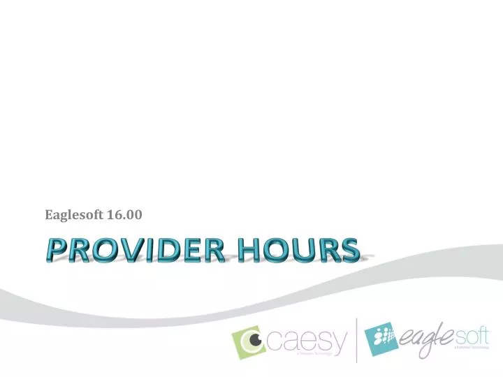 provider hours