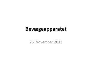 bev geapparatet