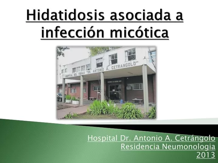 hidatidosis asociada a infecci n mic tica