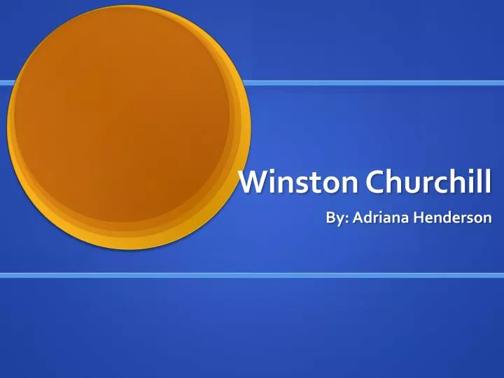 winston churchill