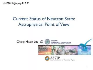 Current Status of Neutron Stars: Astrophysical Point of View