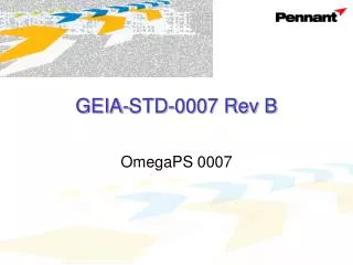 GEIA-STD-0007 Rev B