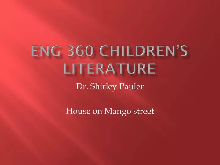 eng 360 children s literature