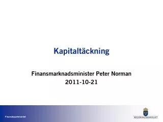kapitalt ckning