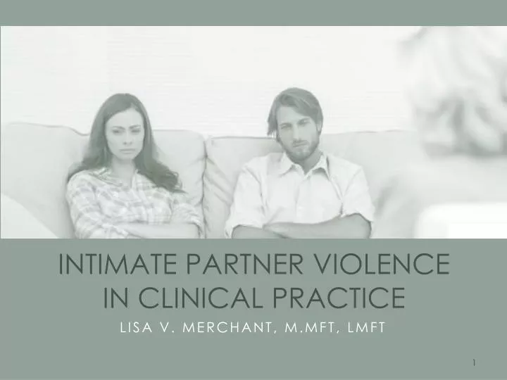 intimate partner violence in clinical practice