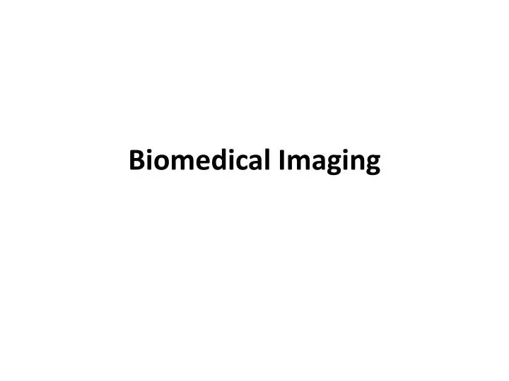 biomedical imaging