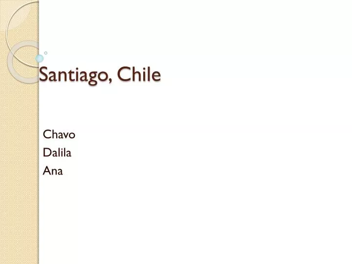 santiago chile