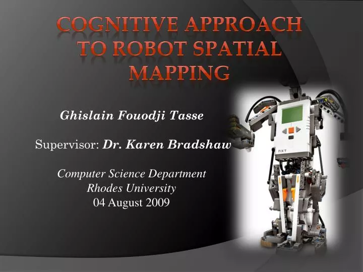 cognitive approach to robot spatial mapping