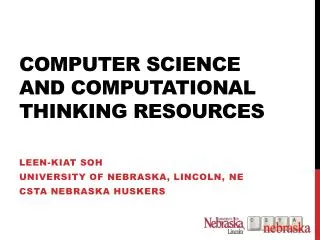 Computer Science and Computational Thinking Resources