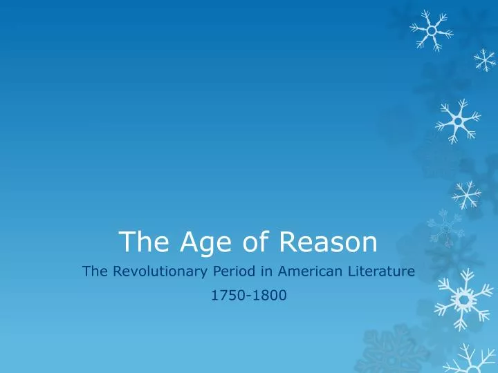 Ppt The Age Of Reason Powerpoint Presentation Free Download Id2110518 5475