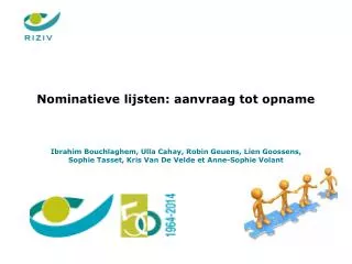 Nominatieve lijsten: aanvraag tot opname