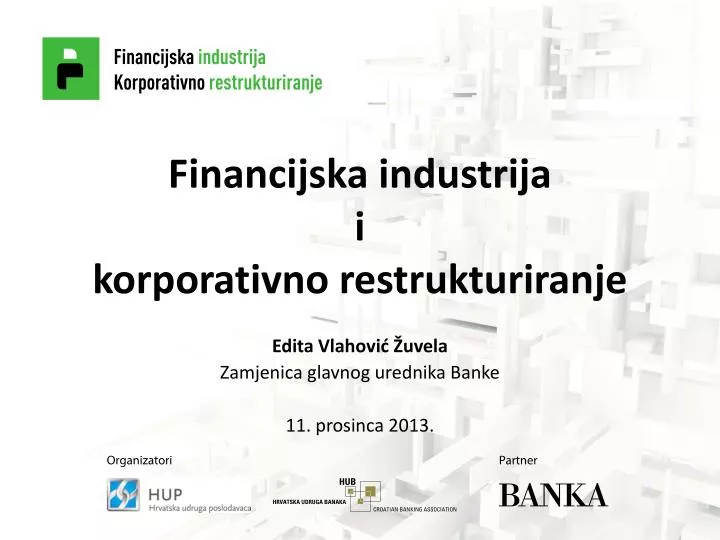 financijska industrija i korporativno restrukturiranje