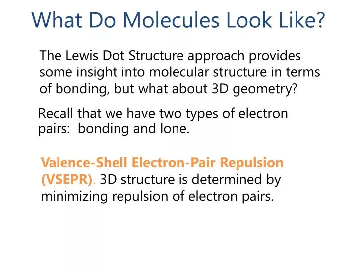 what do molecules look like